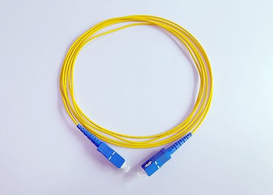 LSZH 2.0mm μονοκατευθυντικό Sc UPC σκοινιού μπαλωμάτων οπτικών ινών Ftth