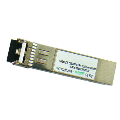 πομποδέκτης οπτικών ινών 10G CWDM 1550nm 80km SFP+