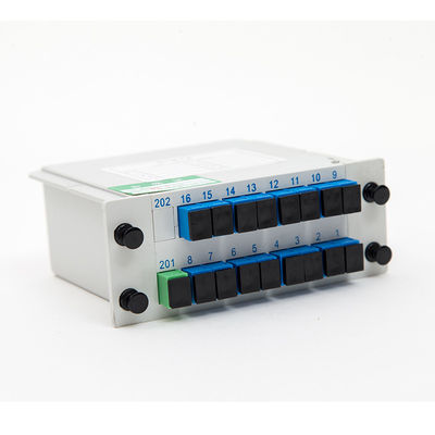 Θραύστης PLC οπτικών ινών GPON EPON, θραύστης 1x8 PLC κασετών