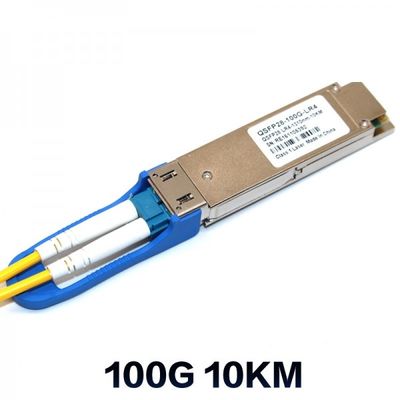 Wdm SFP 10KM DDM QSFP28 100G LR4 ενότητα, πομποδέκτης ινών SFP