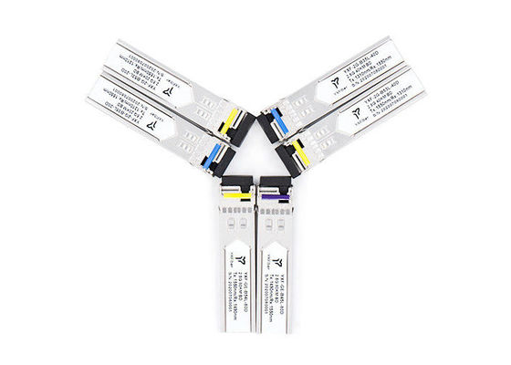 Η χαμηλή EMI 3.3V 20km οπτικοί πομποδέκτες 2.5G SFP